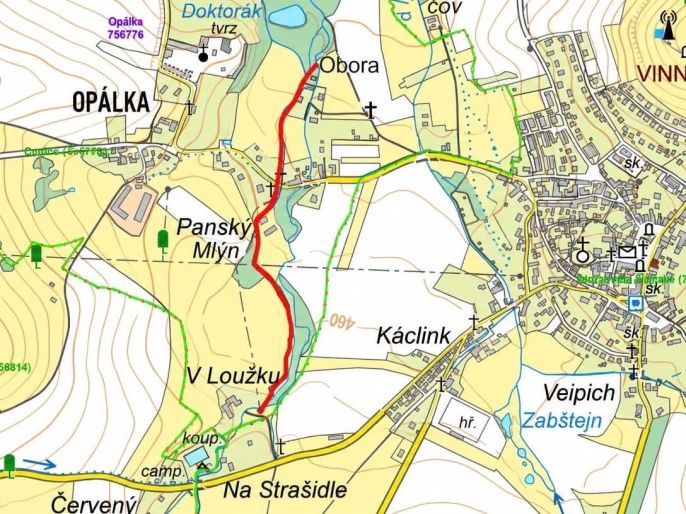 Prodej, Vodní plocha, Strážov