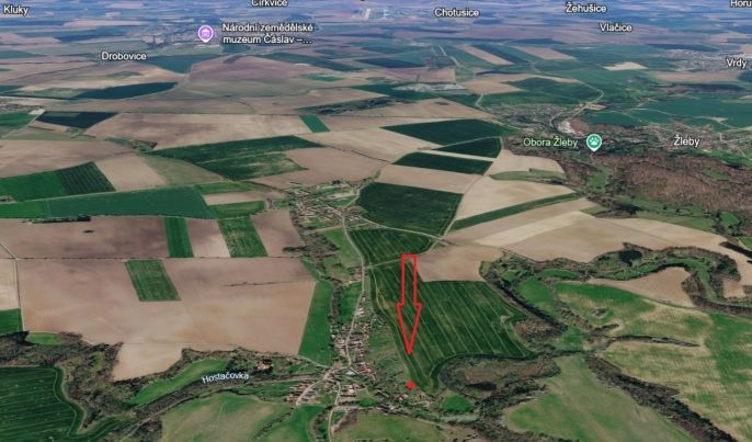 Prodej, Ovocný sad, Žleby