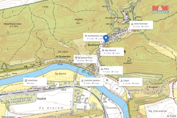 Pronájem, Obchodní objekt, Karlštejn