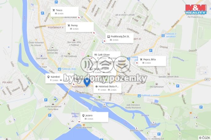 Prodej, Byt 2+1, Poděbrady