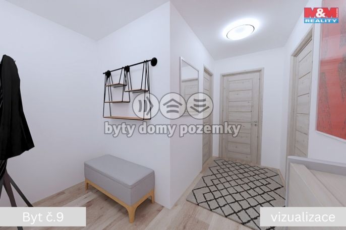 Prodej, Byt 3+kk, Žleby