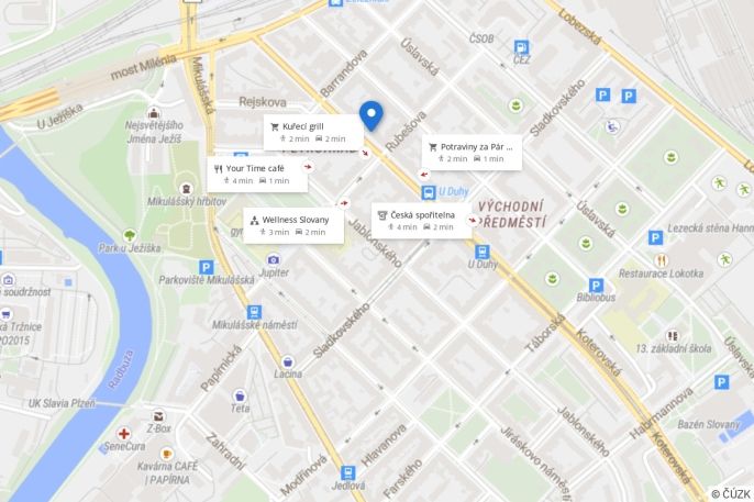 Pronájem, Byt 1+1, Plzeň