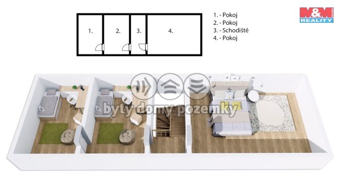 Prodej, Chalupa, Mladá Vožice