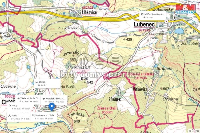 Prodej, Pozemek k bydlení, Chyše