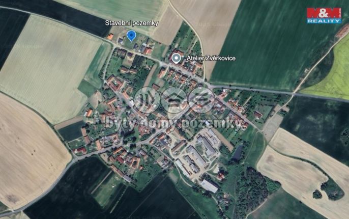 Prodej, Pozemek k bydlení, Zvěrkovice