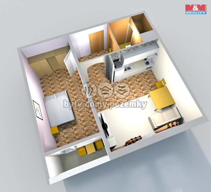 Pronájem, Byt 1+1, Česká Lípa