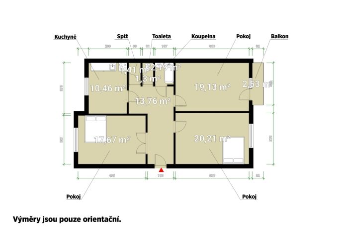 Prodej, Byt 3+1, Plzeň
