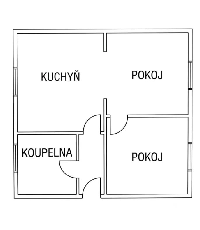 Prodej, Byt 2+1, Horní Slavkov
