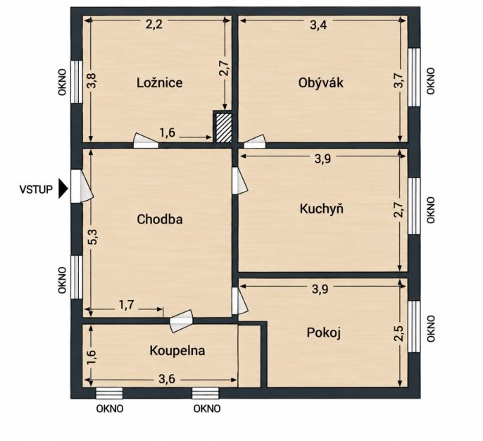 Prodej, Rodinný dům, Chotusice
