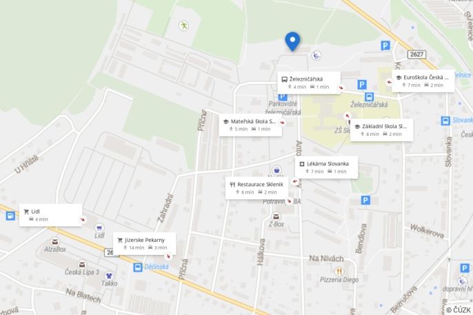 Pronájem, Byt 2+1, Česká Lípa