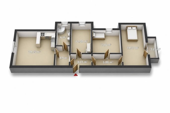 Prodej, Byt 4+kk, Mariánské Lázně