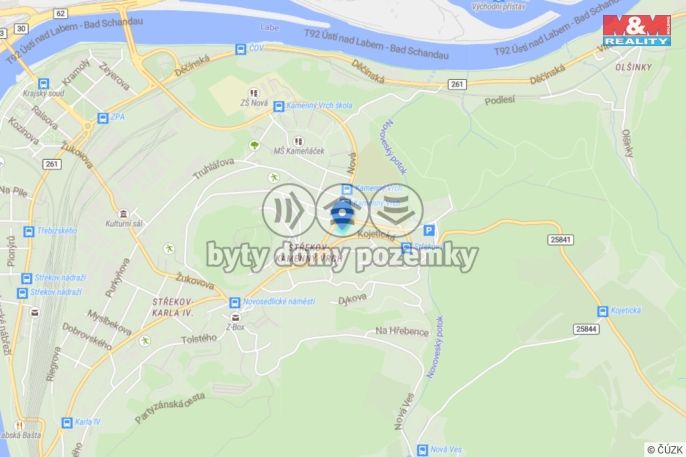 Prodej, Pozemek k bydlení, Ústí nad Labem