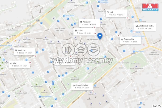 Pronájem, Byt 3+kk, Kladno