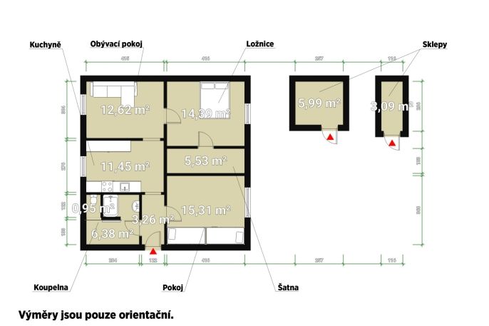 Prodej, Byt 3+1, Plzeň