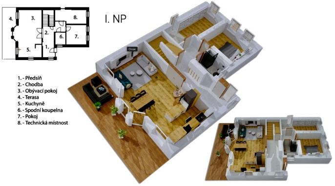 Prodej, Rodinný dům, Dyje