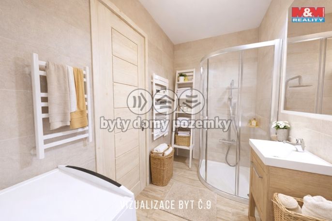 Prodej, Byt 3+kk, Žleby