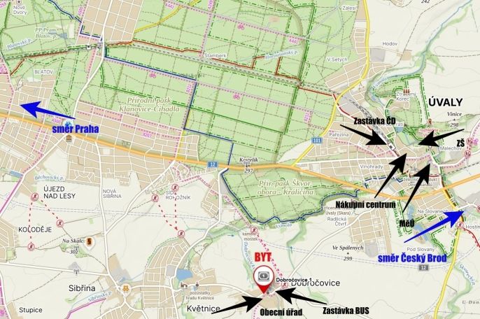 Pronájem, Byt 1+kk, Dobročovice