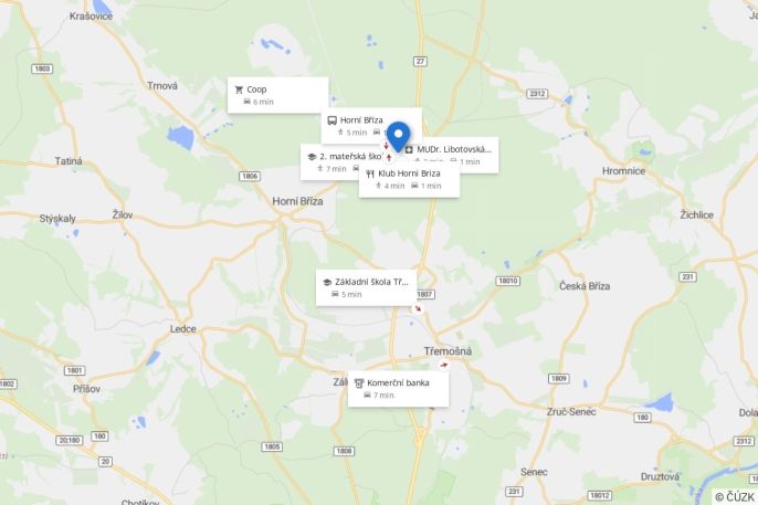 Prodej, Byt 3+1, Horní Bříza