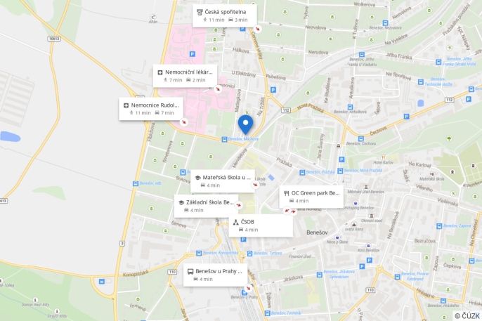 Pronájem, Byt 3+1, Benešov