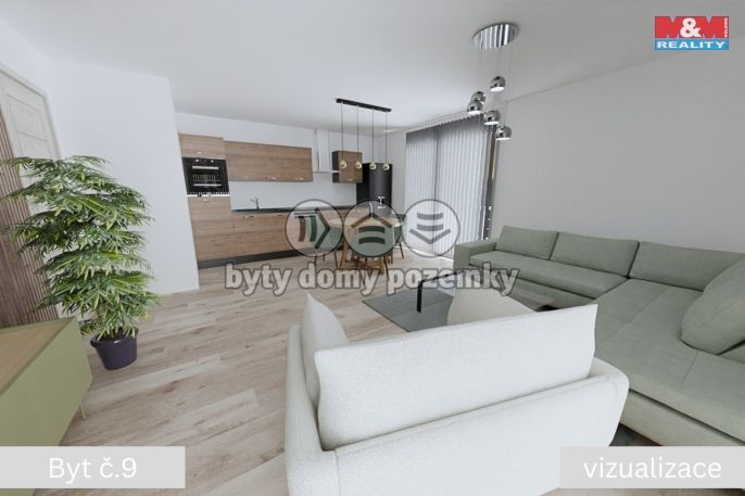 Prodej, Byt 3+kk, Žleby