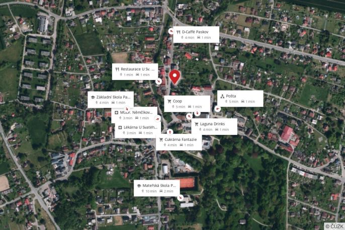 Prodej, Obchod a služby, Paskov