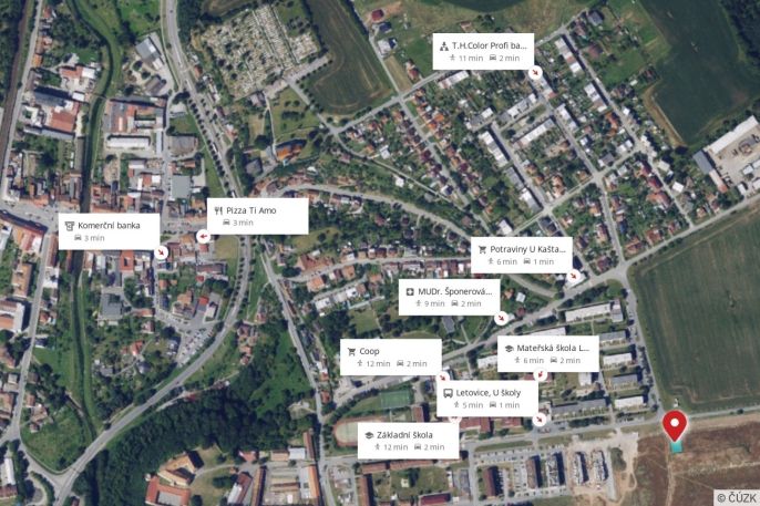 Prodej, Na klíč, Letovice