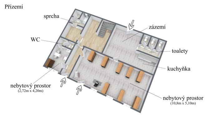 Prodej, Nájemní dům, Štětí