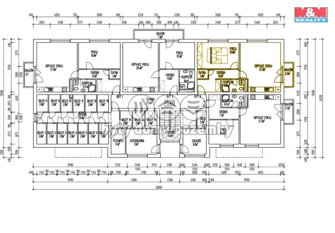 Prodej, Byt 2+kk, Žleby