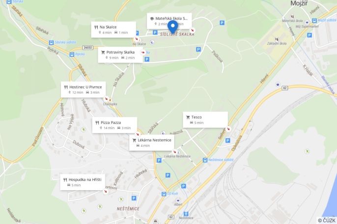 Pronájem, Byt 1+1, Ústí nad Labem