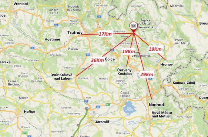 Pronájem, Byt 3+1, Radvanice