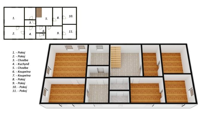 Prodej, Rodinný dům, Broumov