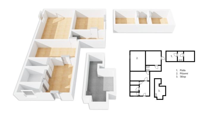 Prodej, Rodinný dům, Jívka