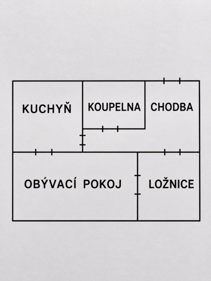 Prodej, Byt 1+1, Tanvald