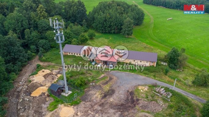 Pronájem, Zemědělský objekt, Kunratice u Cvikova