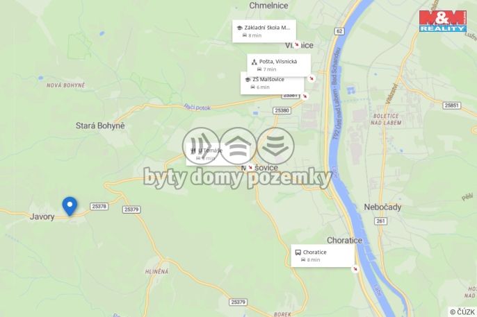 Prodej, Pozemek k bydlení, Malšovice