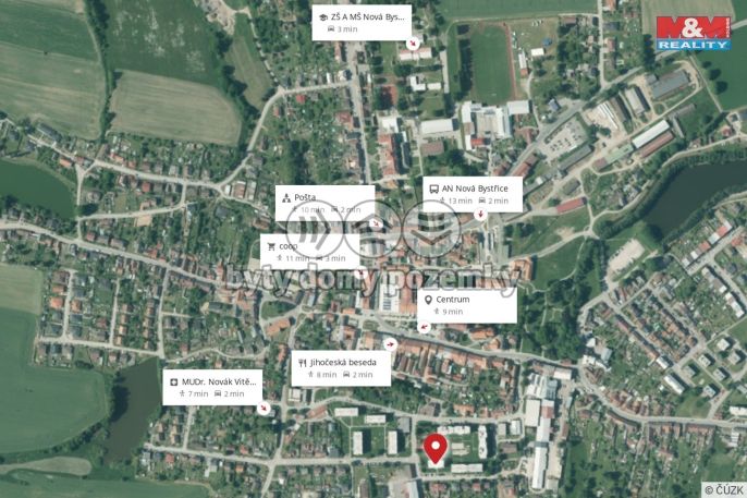 Prodej, Byt 3+1, Nová Bystřice