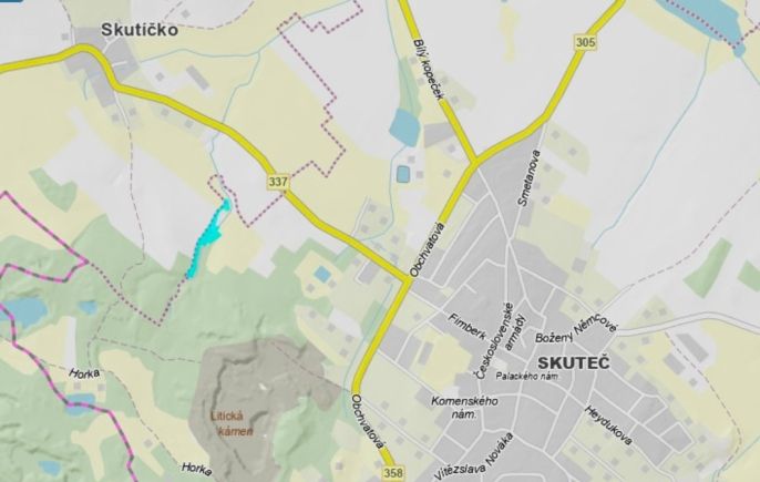 Prodej, Louka, Skuteč