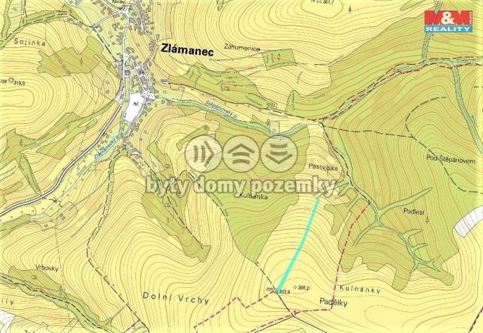 Prodej, Louka, Zlámanec