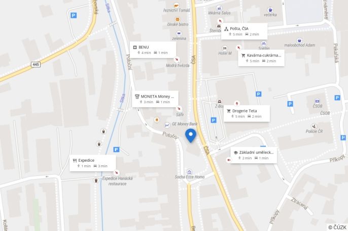 Pronájem, Byt 1+1, Šternberk