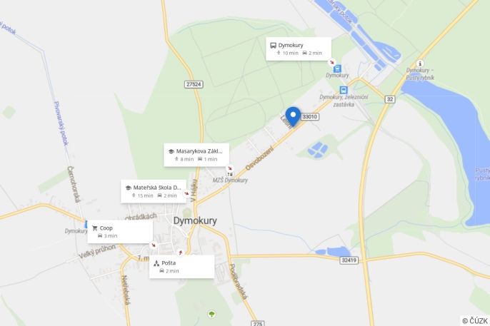 Prodej, Nájemní dům, Dymokury