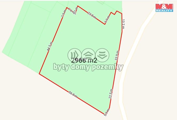 Prodej, Pozemek k bydlení, Stará Voda