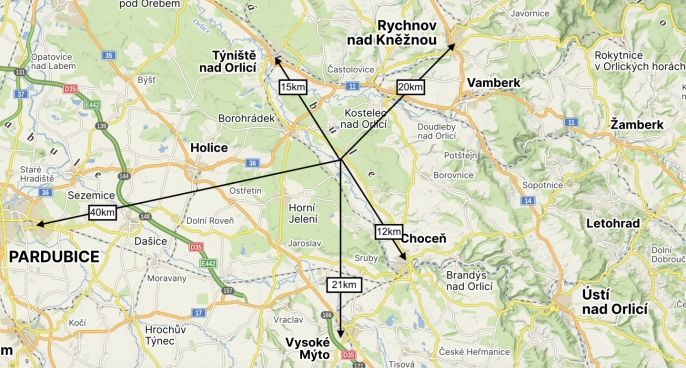 Prodej, Pozemek k bydlení, Čermná nad Orlicí