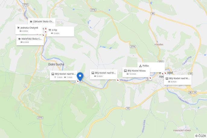 Prodej, Pozemek k bydlení, Bílý Kostel nad Nisou