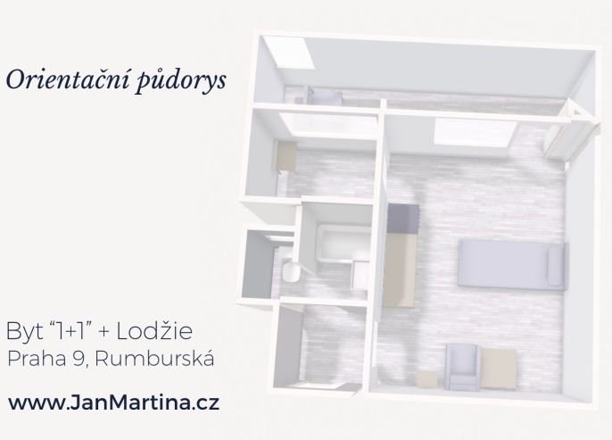 Prodej, Byt 1+1, Praha