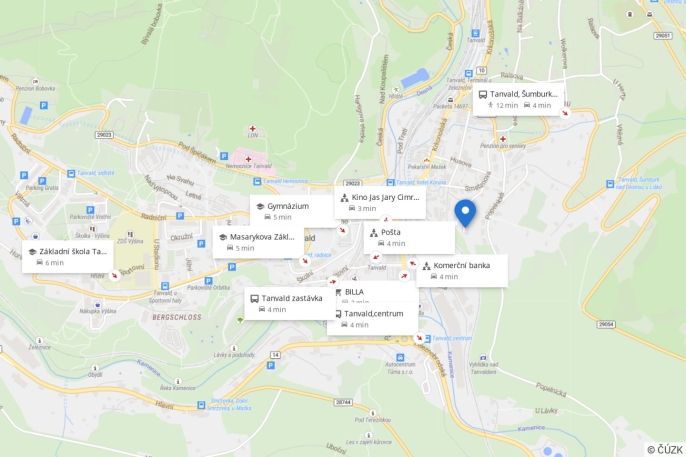 Prodej, Byt 2+1, Tanvald