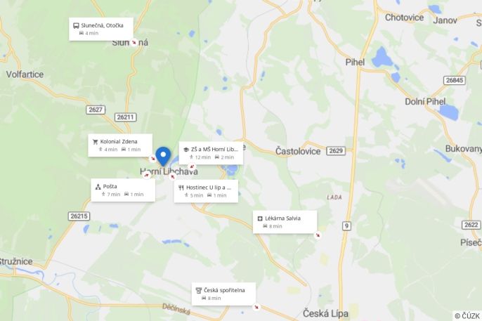 Prodej, Pozemek k bydlení, Horní Libchava