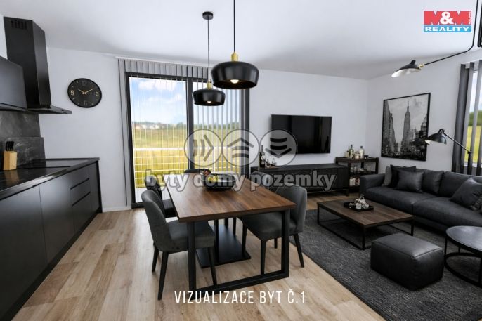 Prodej, Byt 2+kk, Žleby