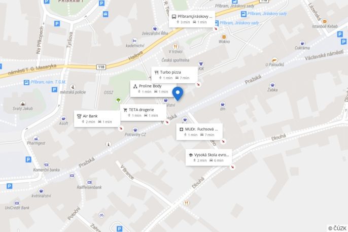 Pronájem, Obchod a služby, Příbram