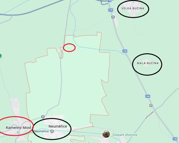 Prodej, Pole, Neuměřice