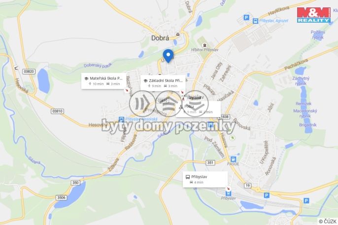 Pronájem, Byt 3+1, Přibyslav